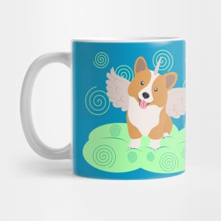 Cornicorg puppy on a cloud Mug